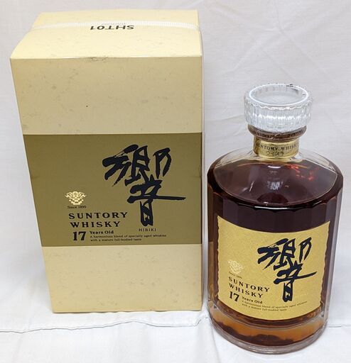 響 17年 ウイスキー ゴールドラベル 43% 750ml 未開栓　ag-al035