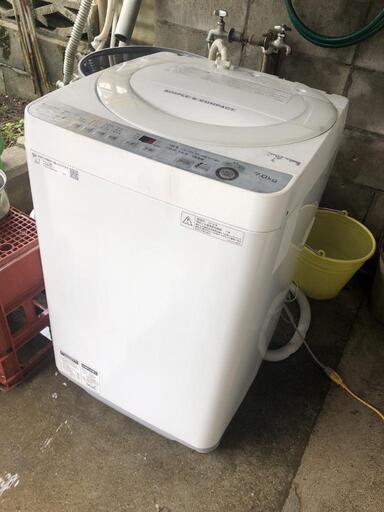 シャープ全自動洗濯機 7キロ - 生活家電