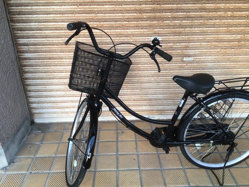 ママチャリ　24インチ　男女兼用　鍵付き　格安品
