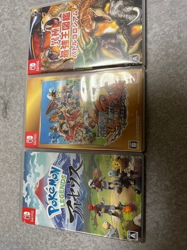 Switchソフト3点セットになります！