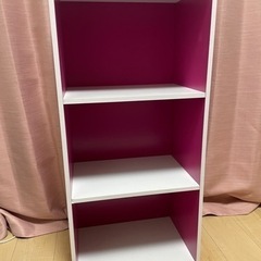 ピンク3段ボックス