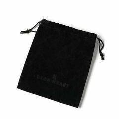 LH Petite Modern カラビナプチネックレス/K10-大島紬　白大島　リーフ模様　小紋　着物　093w p