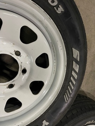 ヨコハマ PARADA PA03 215/65/16 ベスト ホワイトスチール付き  