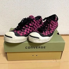 コンバース　converse ジャックパーセル　チェック