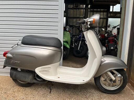 ホンダ ジョルノ 1997年式 AF24 2スト キャブ車 銀 エンジン始動・灯火