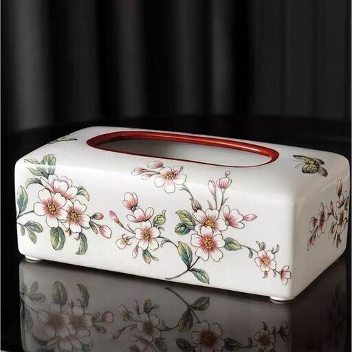 高級感のある ティッシュケース 陶器ティッシュボックス www