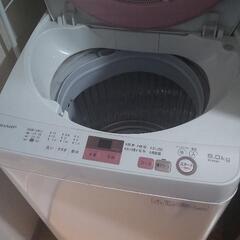 【決定済み】シャープ 洗濯機 あげます！