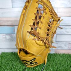 美品★ミズノプロ 2GW18507 硬式用グローブ 外野手 野球 グラブ