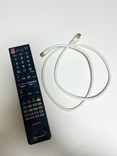 【配送無料】テレビ SHARP アクオス ブルーレイ内蔵 HDD搭載 オールインワンモデル 同時録画機能 LC-24R30 2016年製 24V型ワイド シャープ