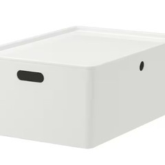 【KUGGIS クッギス】【IKEA】 ふた付きボックス大 2個...
