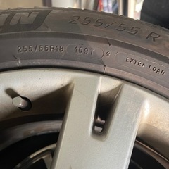 255 55 R18 フォルクスワーゲン 純正 アルミ ホイール ミシュランタイヤ付き4本セット