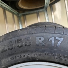 225 55 R17 アウディ　Audi 純正 タイヤ ホイール 4本セット