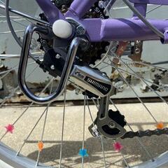 子供用自転車🎶パープル24インチ