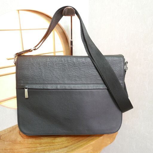 ゼニア Ermenegildo Zegna ショルダーバッグ 牛革 | noonanwaste.com