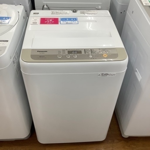 Panasonic パナソニック 全自動洗濯機 NA-F60B11 2018年製【トレファク 川越店】