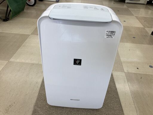 コンプレッサー式衣類乾燥除湿器　SHARP CV-J71-W 2021年製 8026円