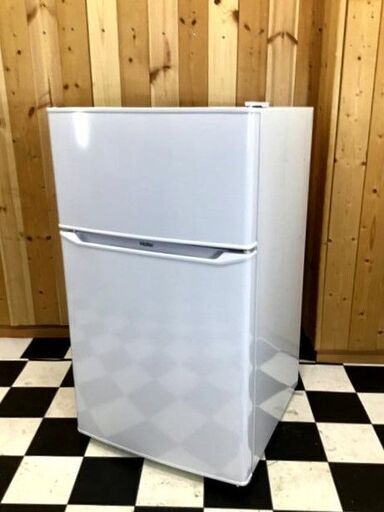 Haier　冷蔵庫　JR-N85C 2020年製　85L　ホワイト　2ドア　単身様向け　小型冷蔵庫　キッチン　料理