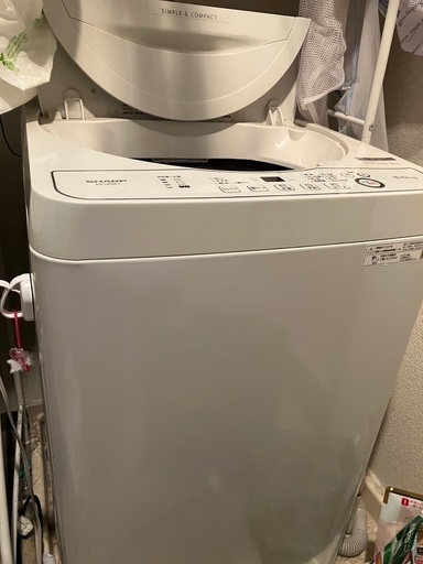 洗濯機　2021年式