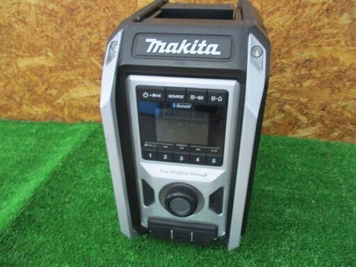 294 充電式ラジオ maktia マキタ MR113 黒 本体のみ 中古品