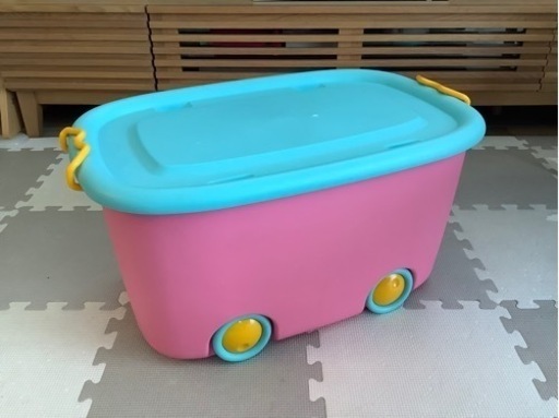 収納ケース　衣装ケース　おもちゃ箱　おもちゃケース　整理整頓　洋服ダンス　タイヤ付き　収納　キッズ　自転車