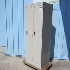 2人用ロッカー　鍵あり　ニューグレー　コクヨ製　LK-2F1C　※業販不可