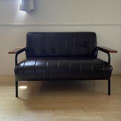 合皮ソファ2人用