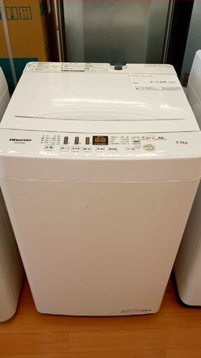 ★ジモティ割あり★ Hisense 洗濯機 5.5ｋｇ 21年製 動作確認／クリーニング済み YJ100