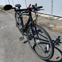 【決まりました】お得なおまけ付き！広島県内配達可！クロスバイク！通勤・通学に！アルクロL70021AT 自転車【CS-BK】 480ミリ マットブルー