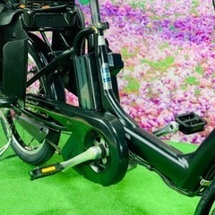 ❽5105子供乗せ電動アシスト自転車ブリヂストン3人乗り対応20インチ