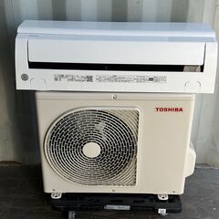 【中古】TOSHIBA　ルームエアコン　2022年製　冷暖房　6...