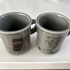マグカップ　2個　スローコーヒー