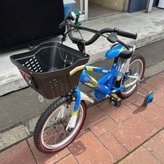 421 自転車 三輪車 子供用 青系 札幌リサイクルショップ ホ...