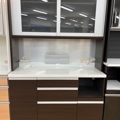 N079★パモウナ★レンジボード★食器棚★幅1400ｍｍ