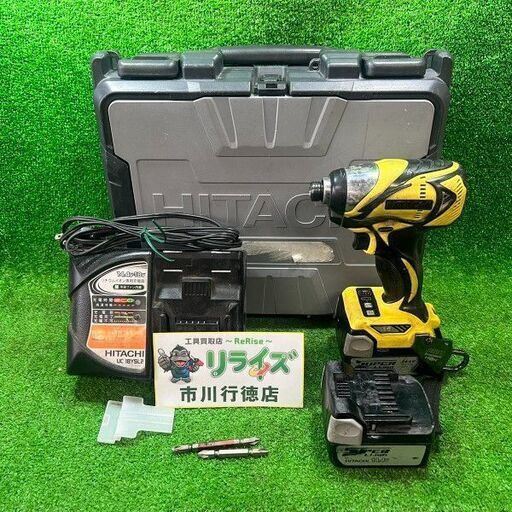 日立工機 WH14DBAL インパクトドライバー ※軸ブレ小有【市川行徳店】【店頭取引限定】【中古】管理番号：ITYJDUO7LK5C