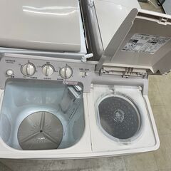 二層式洗濯機 No.6905 日立 2019年製 4.5kg PS-H45L 【リサイクル
