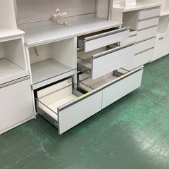 家具ならトレファク吉川店！！ 綾野製作所（AYANO） レンジボード ホワイト