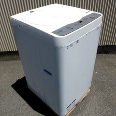全国送料無料★3か月保障付き★洗濯機★2019年式★シャープ★ES-GE5C-W★5.5kg★Y-0501-108