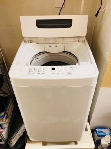 50Hz60Hz美品　アイリスオーヤマ　洗濯機　4.5kg 部屋干しモード機能付き　2021年製