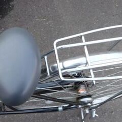 ※LEDライト欠品 自転車 27インチ 3段変速 カゴ 荷台付き 黒 ママチャリ シティサイクル 札幌 北20条店 LEDライト欠品 自転車 27インチ 3段変速 カゴ 荷台付き 黒 ママチャリ