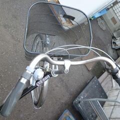 LEDライト欠品 自転車 27インチ 3段変速 カゴ 荷台付き 黒 ママチャリ