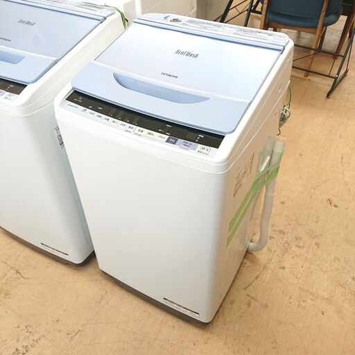 【ジモティ特別価格】日立 洗濯機 BW-V70BA ビートウォッシュ 2017年製 7kg