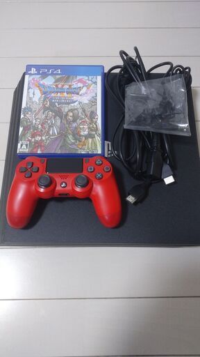 【5/21(日)まで】PS4 Pro CUH-7000B 1TB 付属品有 ソフト（ドラクエ11）セット