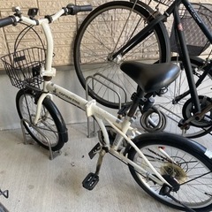 折りたたみ自転車ギア付き