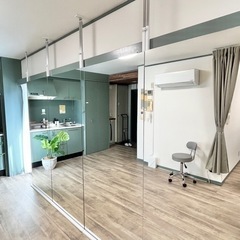 壁ミラーつっぱりタイプ ホームタイプ 幅80×高さ180センチ