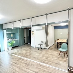 壁ミラーつっぱりタイプ ホームタイプ 幅80×高さ180センチ