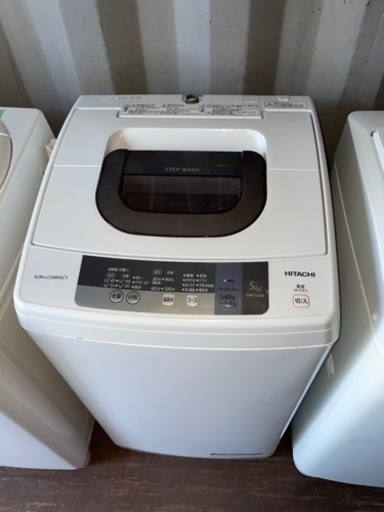 No.1671 HITACHI 5kg洗濯機　2016年製　近隣配送無料