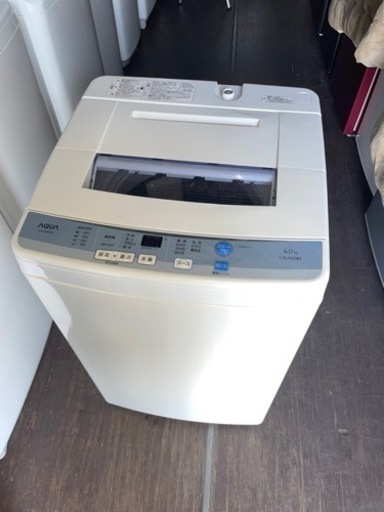 No.1676 AQUA 6kg洗濯機　2016年製