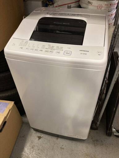 全自動 洗濯機 HITACHI 日立 白い約束 NW-70G 高年式 2021年 全自動