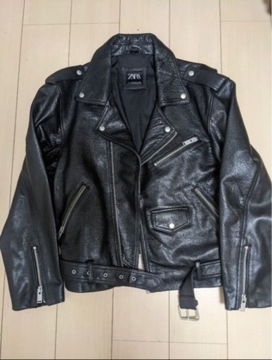 日曜日まで値下げ中 ZARA 革ジャン 本革