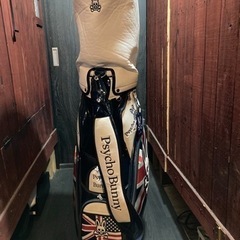 ゴルフ　人気キャディーバッグ　PsychoBunny